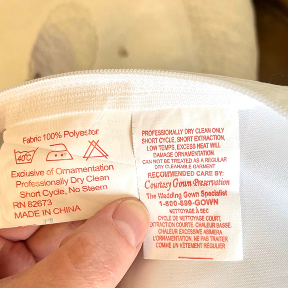 Joan Calabrese Mon Cheri White Communion / Flower Girl Dress Embroidered Lace, 7 - Picture 14 of 16